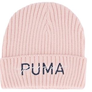 Pink Puma beanie hat